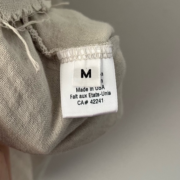 Stark X Gauzy Cotton V-Neck Tank Size Medium - Picture 6 of 9